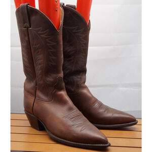 Women's Justin Western 13" Bay Apache Brown Cowboy Boot L4935 Size 9 B